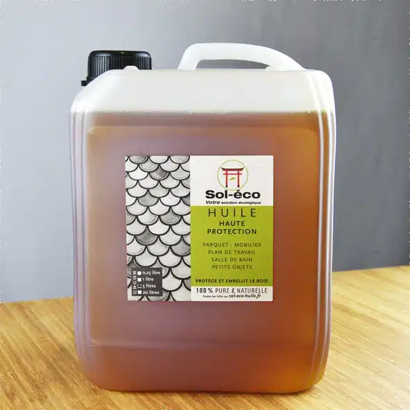 bidon d'huile haute protection pour bois 5 litres