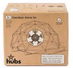 Kit de dôme géodésique dans son emballage