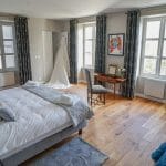 parquet en chêne huilé dans la chambre nuptiale du chateau de chaulnes