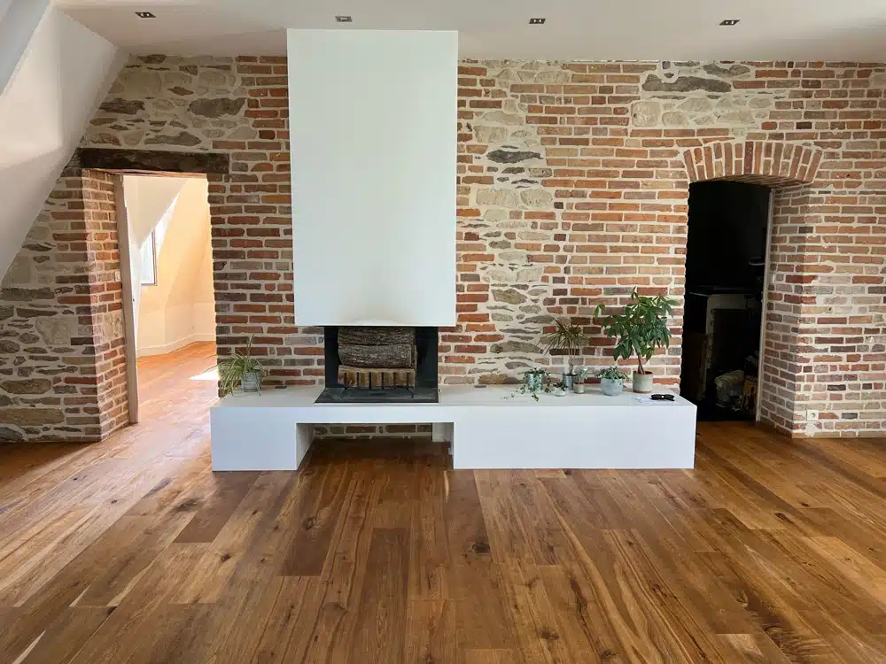 parquet chêne protégé à l'huile de tung Sol-éco