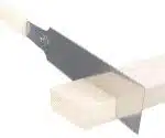 scie japonaise ryoba 240 en coupe transversale