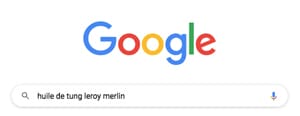 huile de tung leroy merlin requête google
