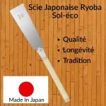 scie Ryoba sol éco