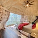 rideaux pour dôme habitable