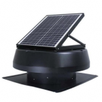 Ventilateur solaire pour dôme géodésique habitable