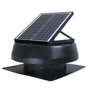 Ventilateur solaire pour dôme géodésique habitable