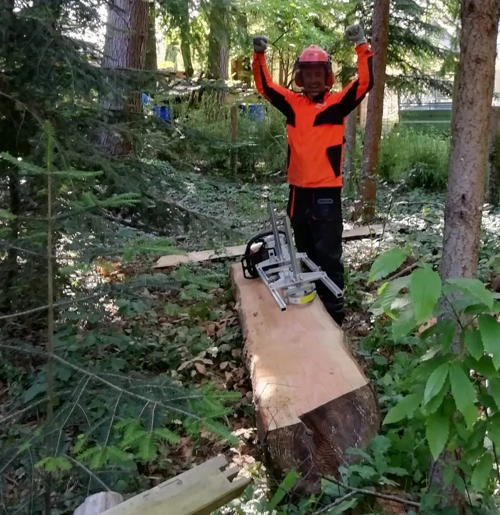 apprendre à utiliser une gruminette pour débiter ses grumes en plateaux