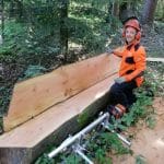 première planche de douglas finie avec ma gruminette