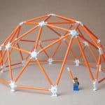 mini kit éducatif dôme géodésique monté