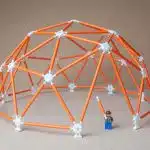 mini kit éducatif dôme géodésique monté