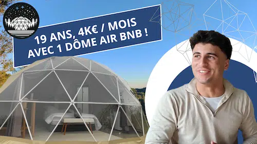 client dôme géodésique airbnb rentable