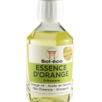 flacon de 0,25L d'essence ou huile d'orange