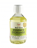 flacon de 0,25L d'essence ou huile d'orange
