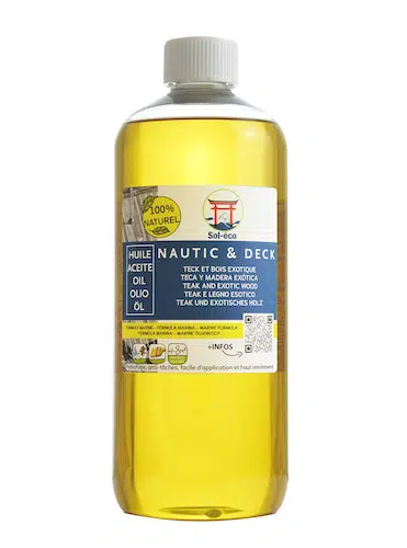 flacon d'huile Nautic & Deck de Sol-éco 1 litre