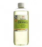 bidon d'essence d'orange de Sol-éco en 1 litre vu de face